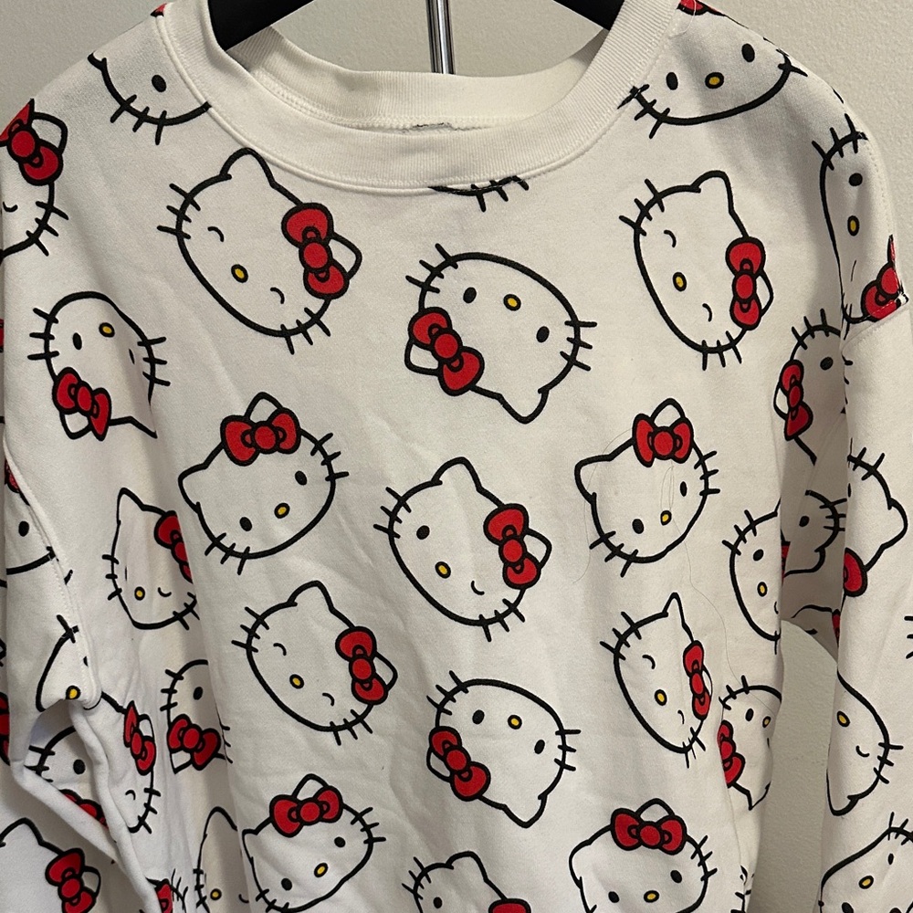 Hello Kitty White and Red Sweater